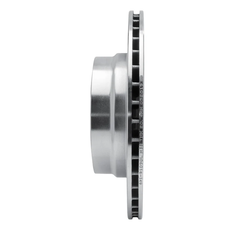 R1 08-13 BMW 135I Rear Left Drilled & Slotted Silver Brake Rotor - Image 3