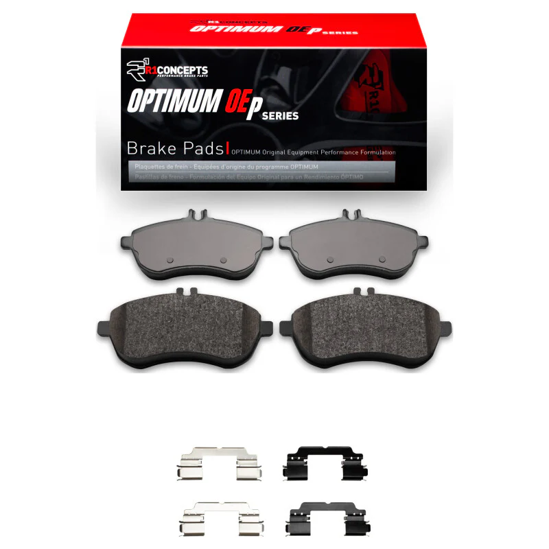 R1 08-16 Mercedes-Benz C300 Sedan Front Optimum OE Pads & Hardware Kit