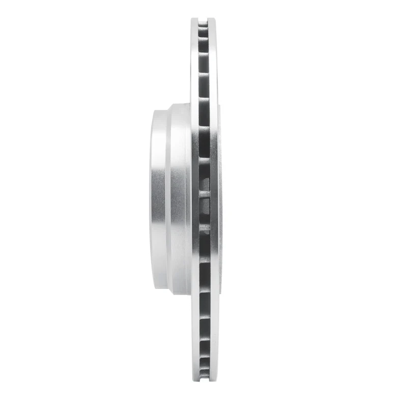 R1 09-19 BMW ALPINA B7 Rear Right Drilled & Slotted Silver Brake Rotor - Image 2