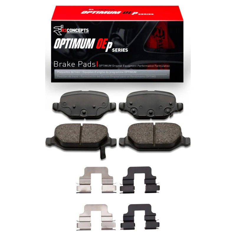 R1 09-19 Fiat 500 (Mexico) Rear Optimum OE Pads & Hardware Kit