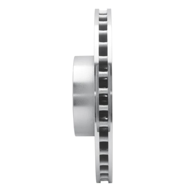 R1 10-12 Land Rover Range Rover Front Right Drilled & Slotted Silver Brake Rotor - Image 4