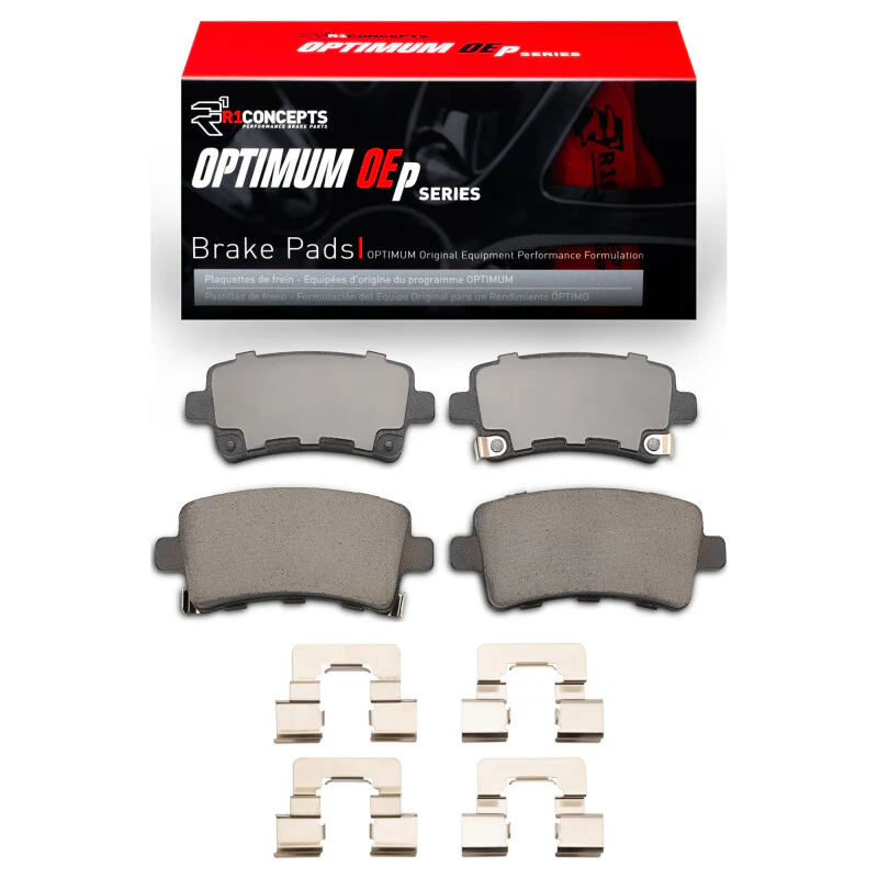 R1 11-11 Saab 9-5 Rear Optimum OE Pads & Hardware Kit