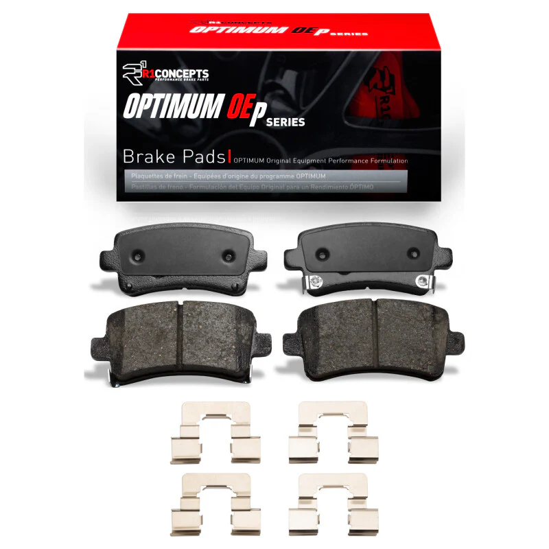 R1 11-16 Buick LaCrosse Rear Optimum OE Brake Pads & Hardware Kit