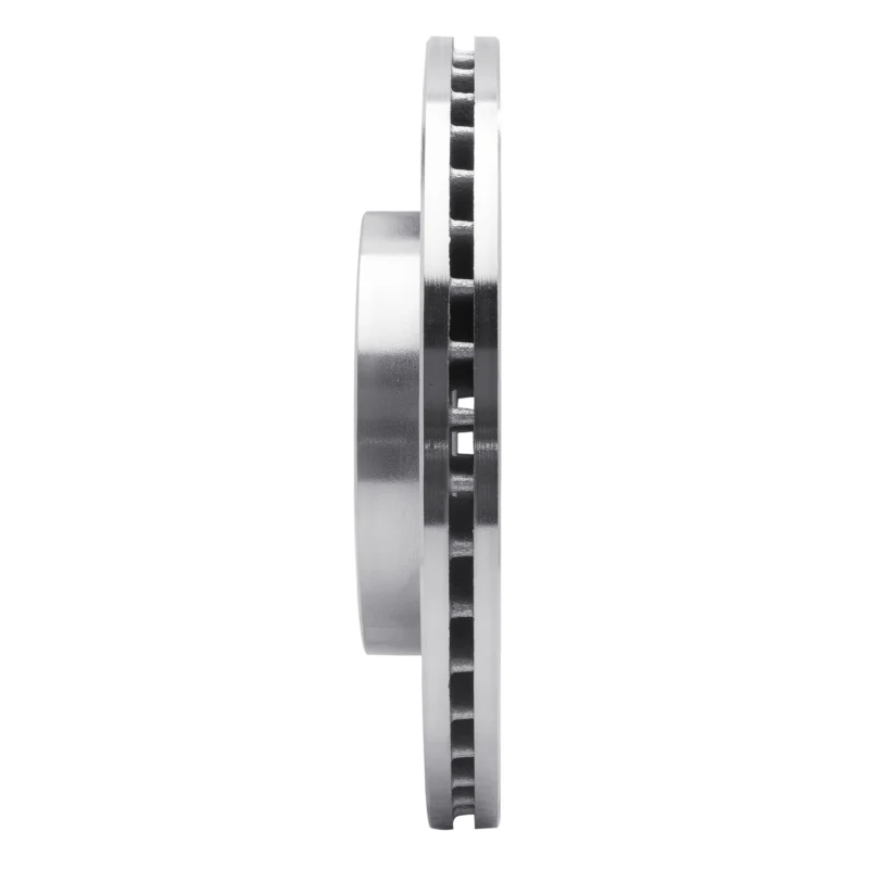R1 11-19 Ford Fiesta (USA/Canada) Front Right Drilled & Slotted Silver Brake Rotor - Image 4
