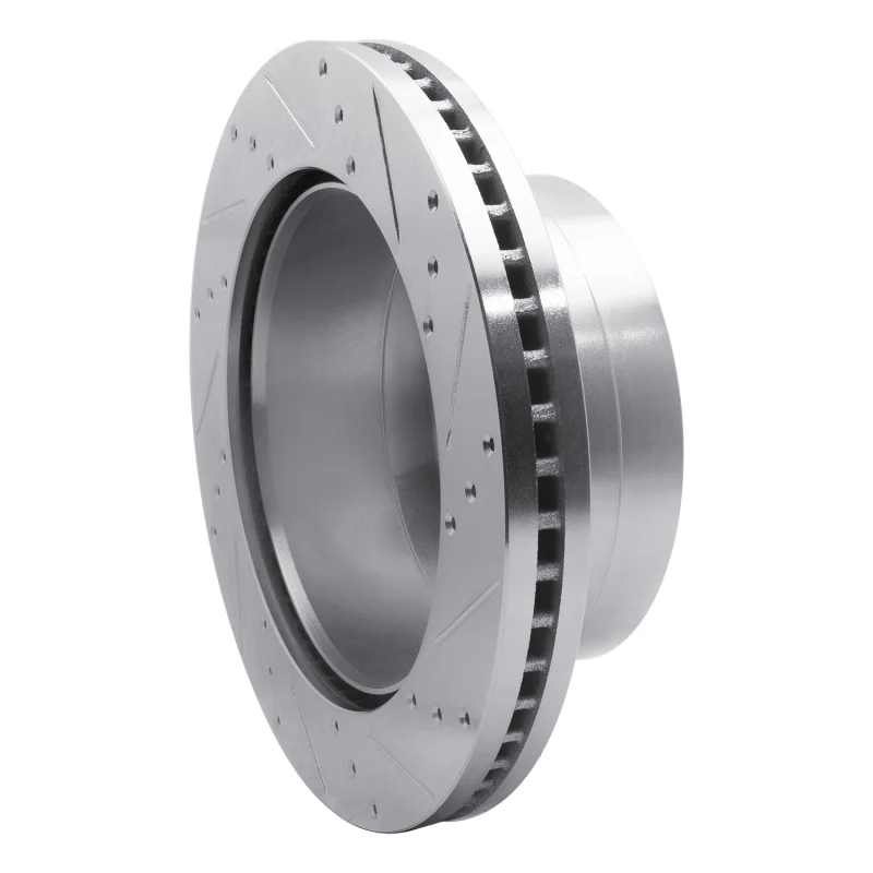 R1 11-22 Ford F-250 2WD (Super Duty) Rear Left Drilled & Slotted Silver Brake Rotor - Image 5