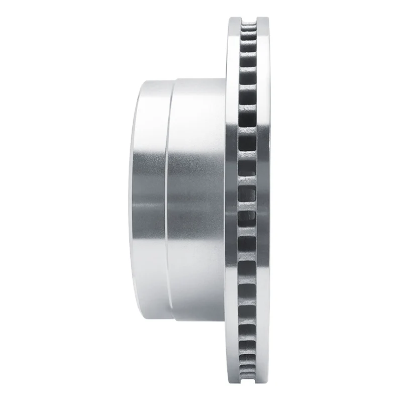 R1 11-22 Ford F-450 Super Duty Rear Left Drilled & Slotted Silver Brake Rotor - Image 4