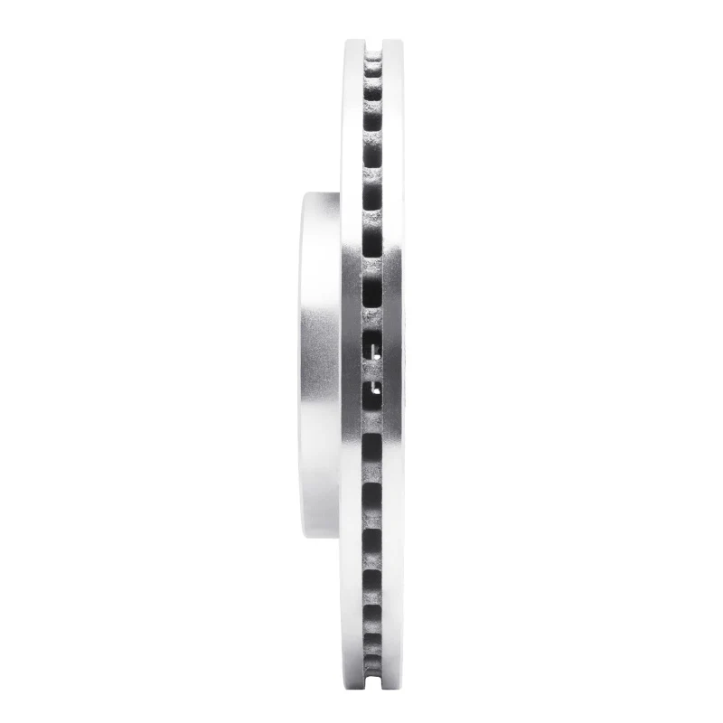 R1 11-25 Buick Encore GX Front Right Drilled & Slotted Silver Brake Rotor - Image 2