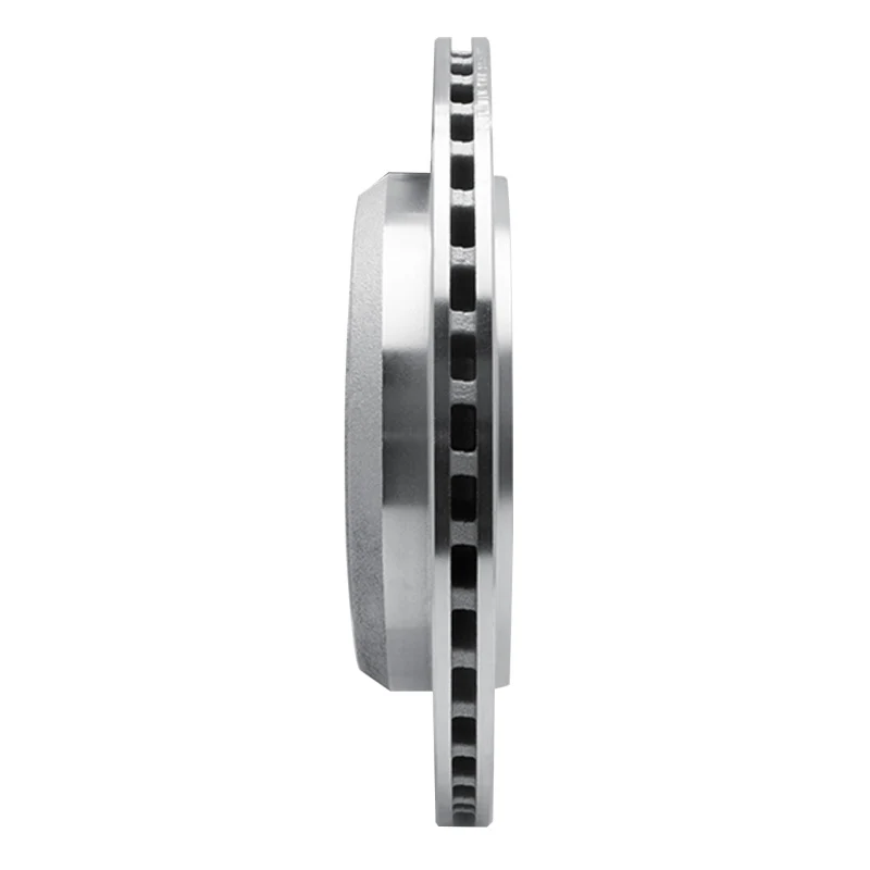 R1 11-25 Dodge Durango Rear Left Drilled & Slotted Silver Brake Rotor - Image 4