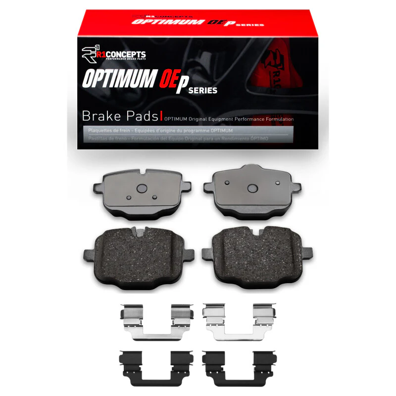 R1 12-19 BMW M6 Rear Optimum OE Pads & Hardware Kit