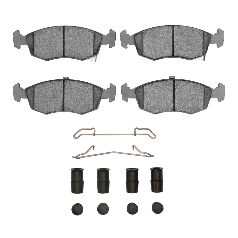 R1 12-19 Fiat 500E Front Euro Ceramic Pads & Hardware Kit