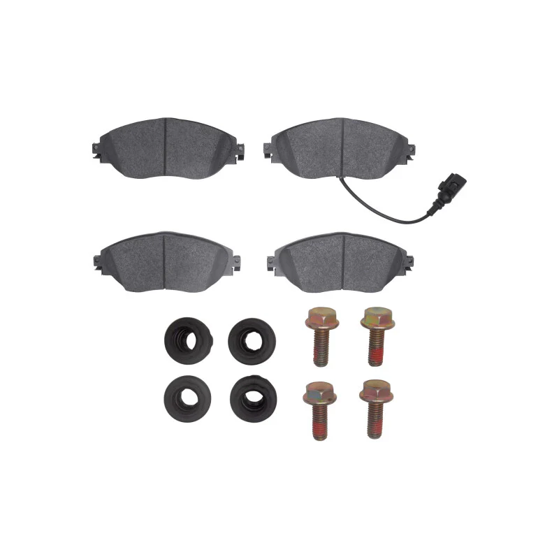 R1 12-24 Audi A3 Quattro Front Euro Ceramic Pads & Hardware Kit