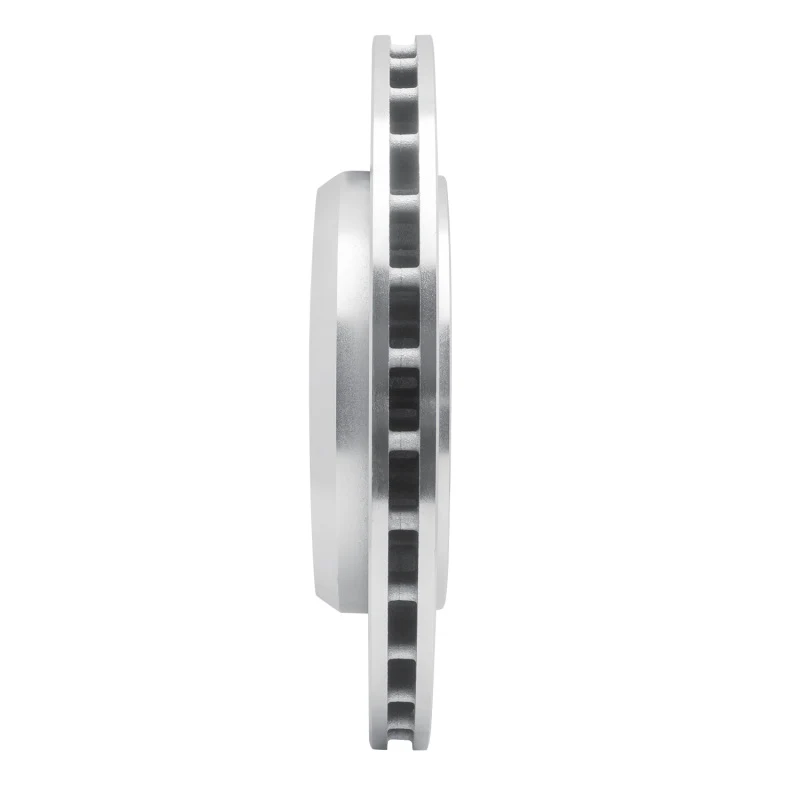 R1 12-25 Dodge Durango Rear Left Drilled & Slotted Silver Brake Rotor - Image 4