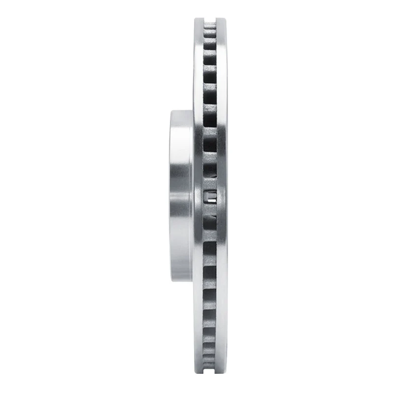 R1 13-20 Hyundai SANTA FE Front Right Drilled & Slotted Silver Brake Rotor - Image 5