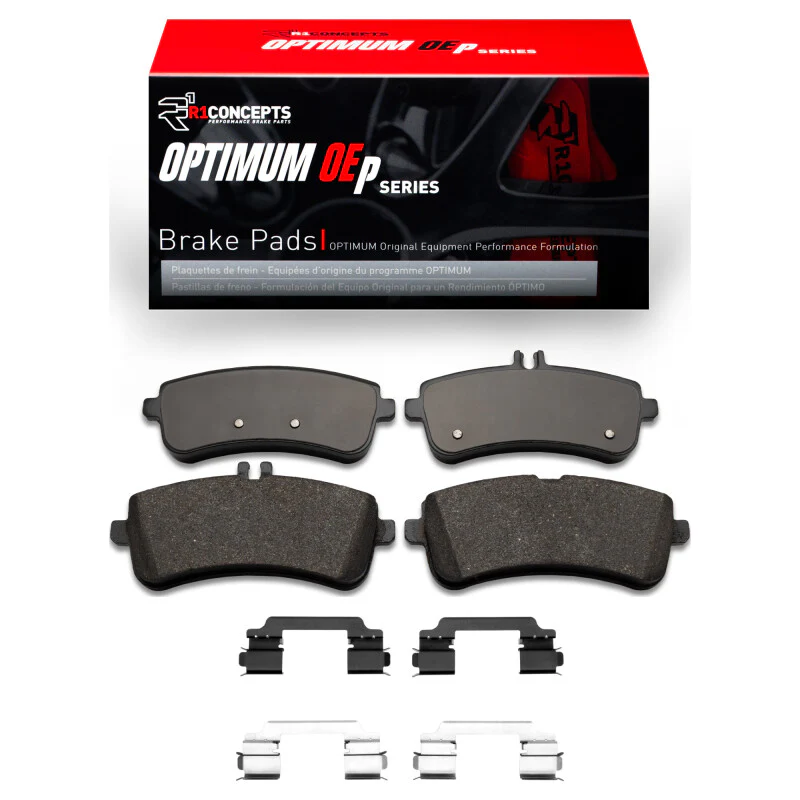 R1 13-24 Mercedes-Benz E63 AMG S Rear Optimum OE Pads & Hardware Kit