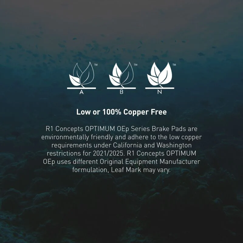 R1 14-15 Mercedes-Benz CLA250 Rear Optimum OE Pads & Hardware Kit - Image 3