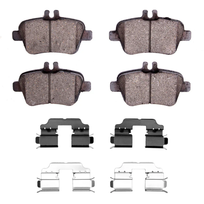 R1 14-19 Mercedes-Benz CLA250 Rear Euro Ceramic Brake Pads & Hardware Kit