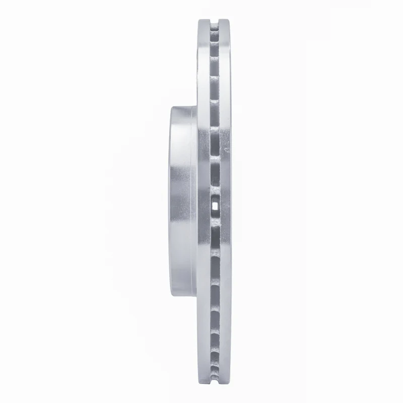 R1 14-23 Ford Fiesta (USA/Canada) Front Left Drilled & Slotted Silver Brake Rotor - Image 5