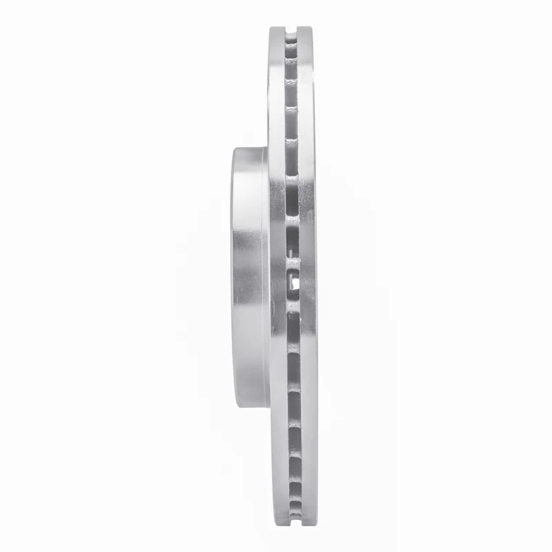 R1 14-23 Ford Fiesta (USA/Canada) Front Right Drilled & Slotted Silver Brake Rotor - Image 3