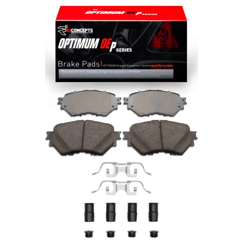 R1 15-23 Mercedes-Benz C300 Sedan Rear Optimum OE Pads & Hardware Kit
