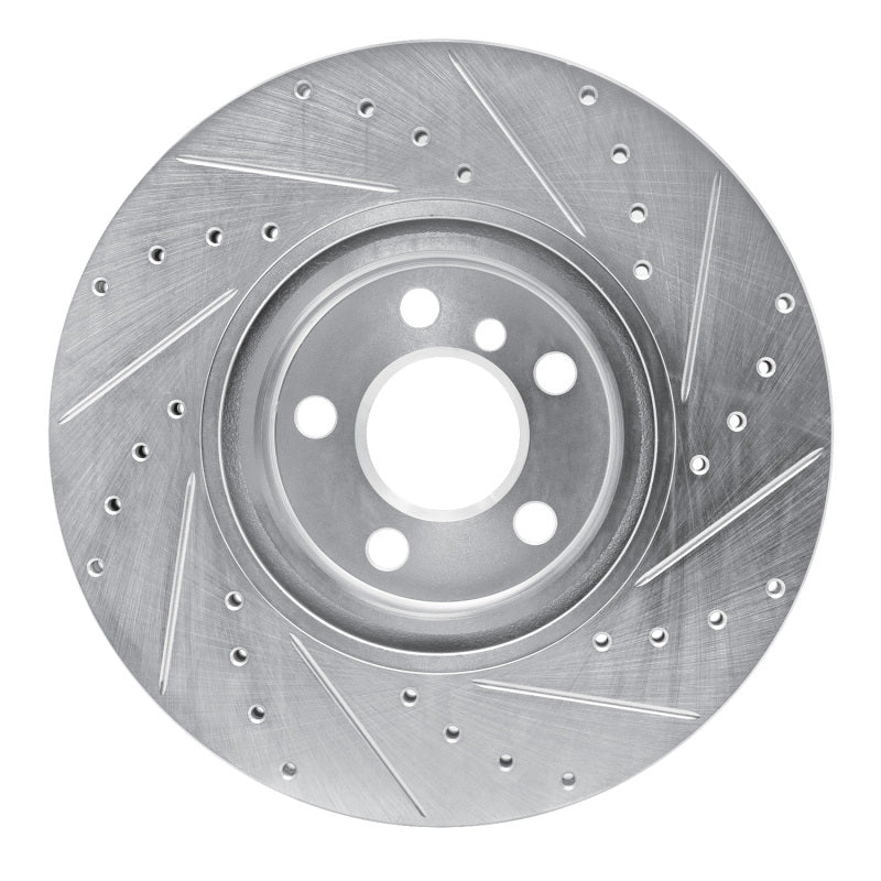 R1 15-25 BMW 228I Gran Coupe Front Left Drilled & Slotted Silver Brake Rotor - Image 5