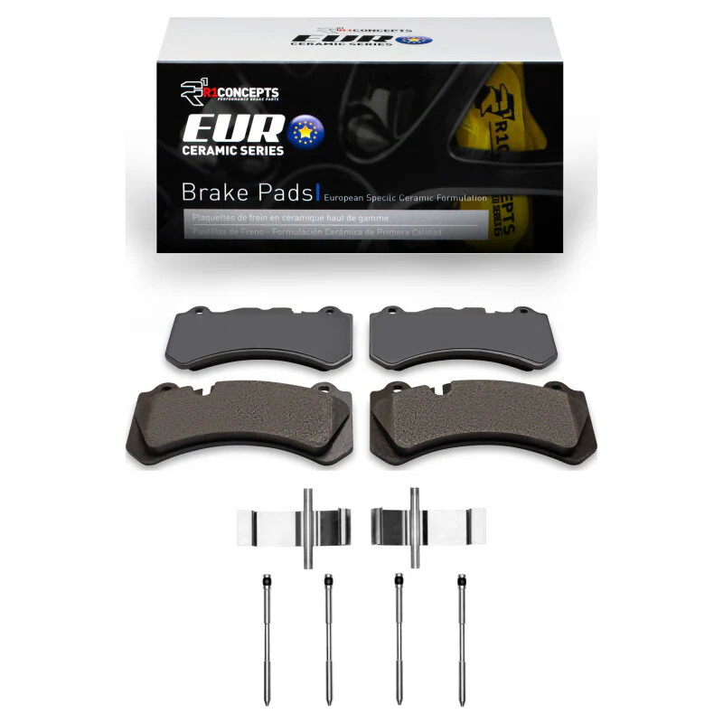 R1 16-17 Volvo S60 Front Euro Ceramic Pads & Hardware Kit