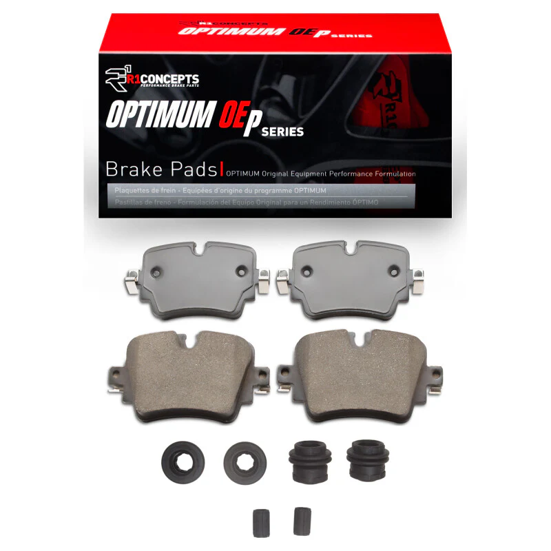 R1 16-19 Jaguar XJ Rear Optimum OE Pads & Hardware Kit