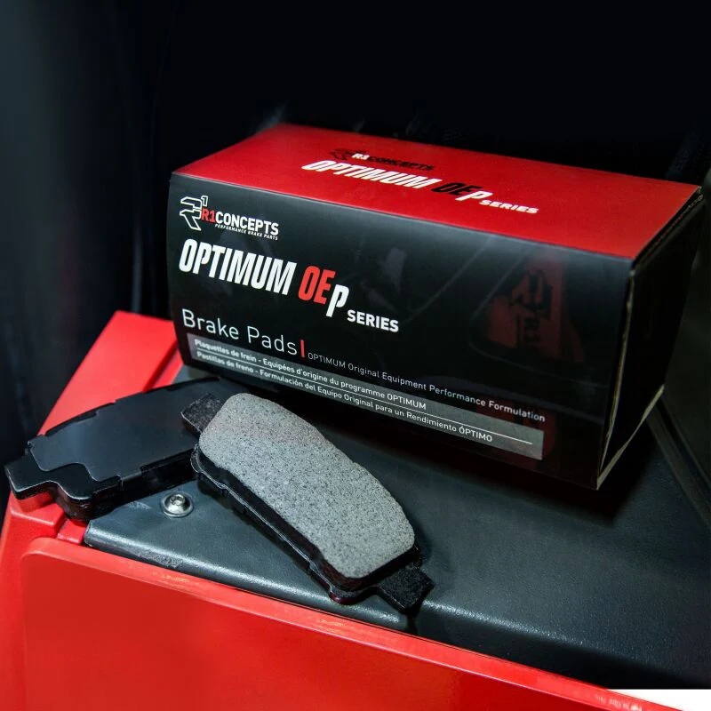 R1 16-20 Ford Mustang Rear Optimum OE Pads & Hardware Kit - Image 5
