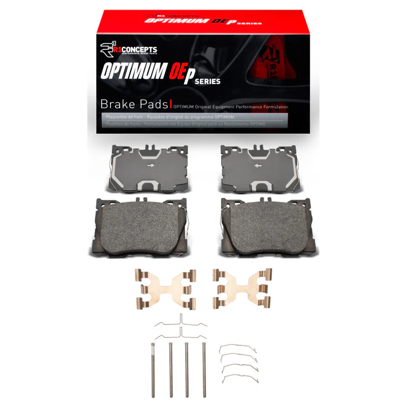 R1 16-23 Mercedes-Benz E53 AMG Front Optimum OE Pads & Hardware Kit