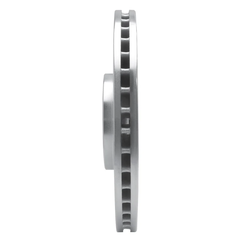 R1 16-26 Polestar Polestar 2 Front Left Drilled & Slotted Silver Brake Rotor - Image 3