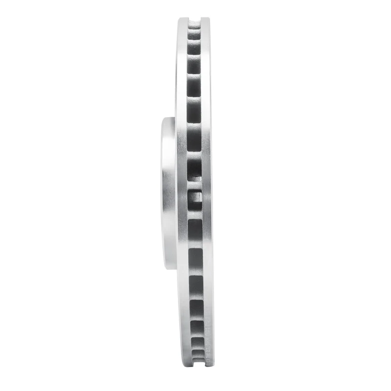 R1 16-26 Polestar Polestar 2 Front Right Drilled & Slotted Silver Brake Rotor - Image 5