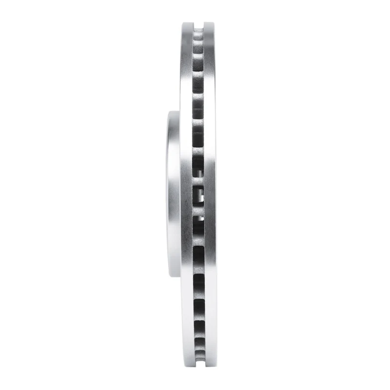 R1 17-20 Jaguar F-Pace Front Right Drilled & Slotted Silver Brake Rotor - Image 4