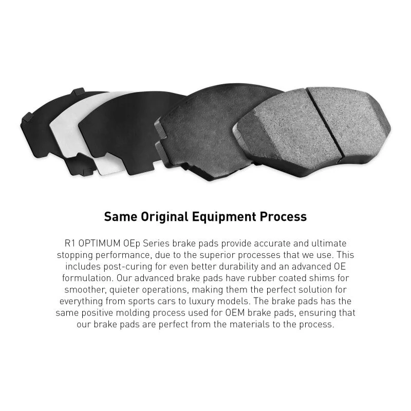R1 17-22 Audi TT Quattro RS Front Optimum OE Pads & Hardware Kit - Image 4