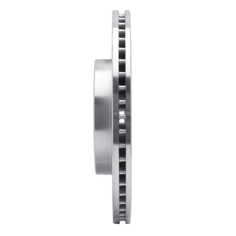 R1 17-23 Subaru Impreza Front Right Drilled & Slotted Silver Brake Rotor - Image 4