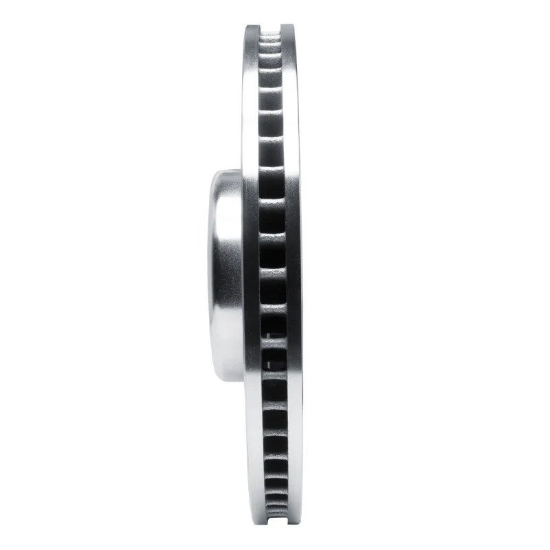 R1 17-25 BMW M850i xDrive Gran Coupe Right Front Drilled & Slotted Silver Brake Rotor - Image 4