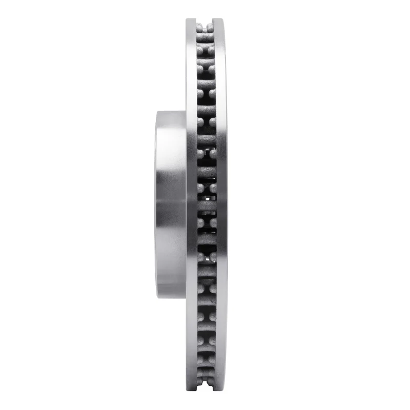 R1 18-20 Land Rover Range Rover Sport Front Right Drilled & Slotted Silver Brake Rotor - Image 2