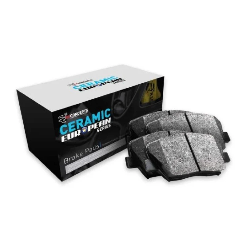 R1 19-25 Porsche Macan Front Euro Ceramic Brake Pads and Hardware Kit