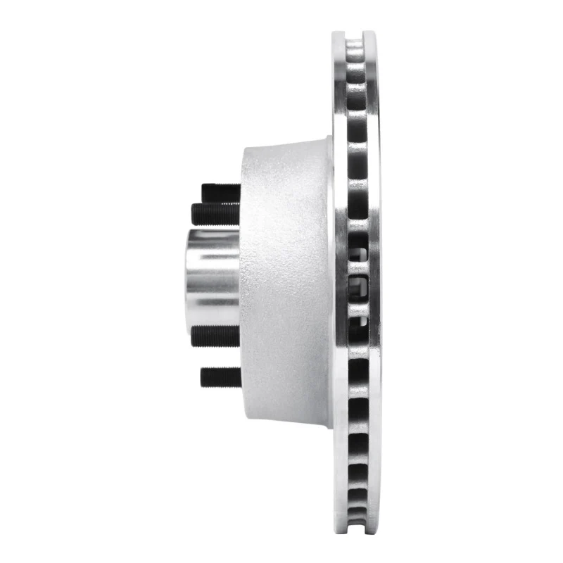 R1 1968-1973 Ford Country SQUIRE Front Right Drilled & Slotted Silver Brake Rotor - Image 2