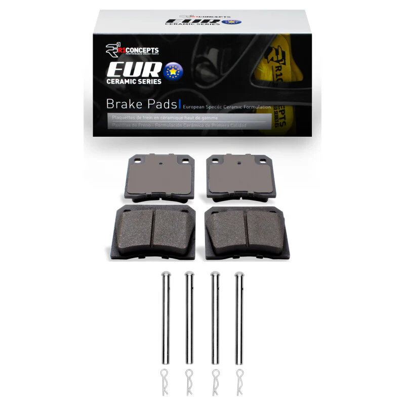 R1 1968-1983 DeLorean DMC 12 Rear R1 Euro Ceramic Pads & Hardware Kit