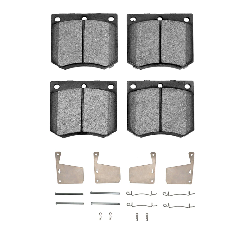 R1 1970-1977 Mercury CAPRI Front R1 Euro Ceramic Pads & Hardware Kit