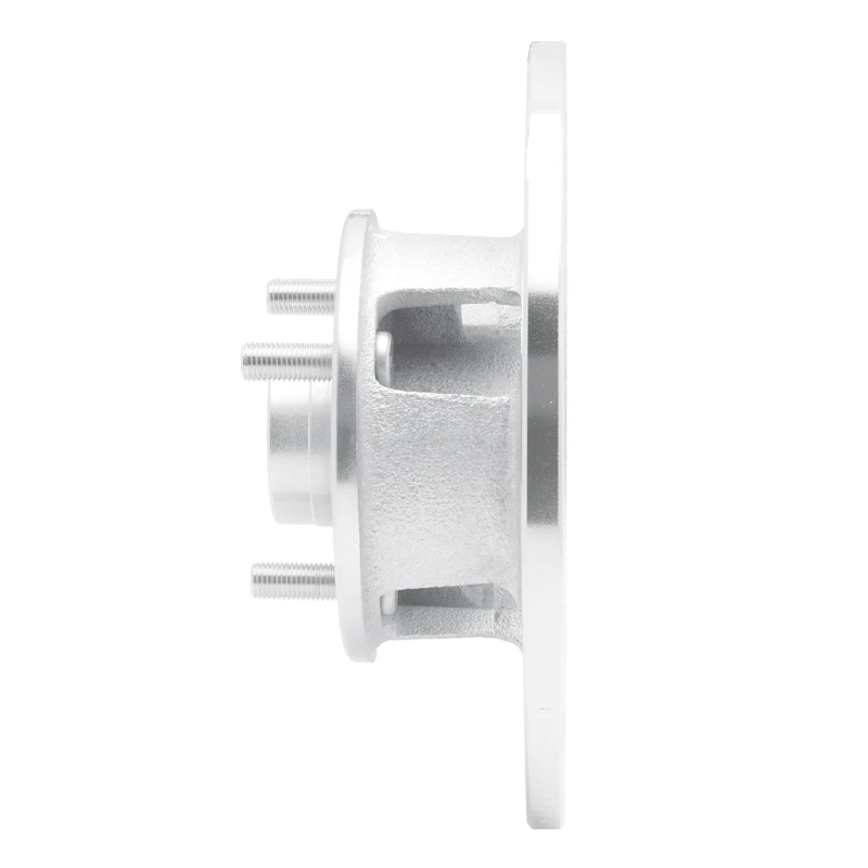 R1 1978-1987 Chevrolet CHEVETTE Front Right Drilled & Slotted Silver Brake Rotor - Image 4