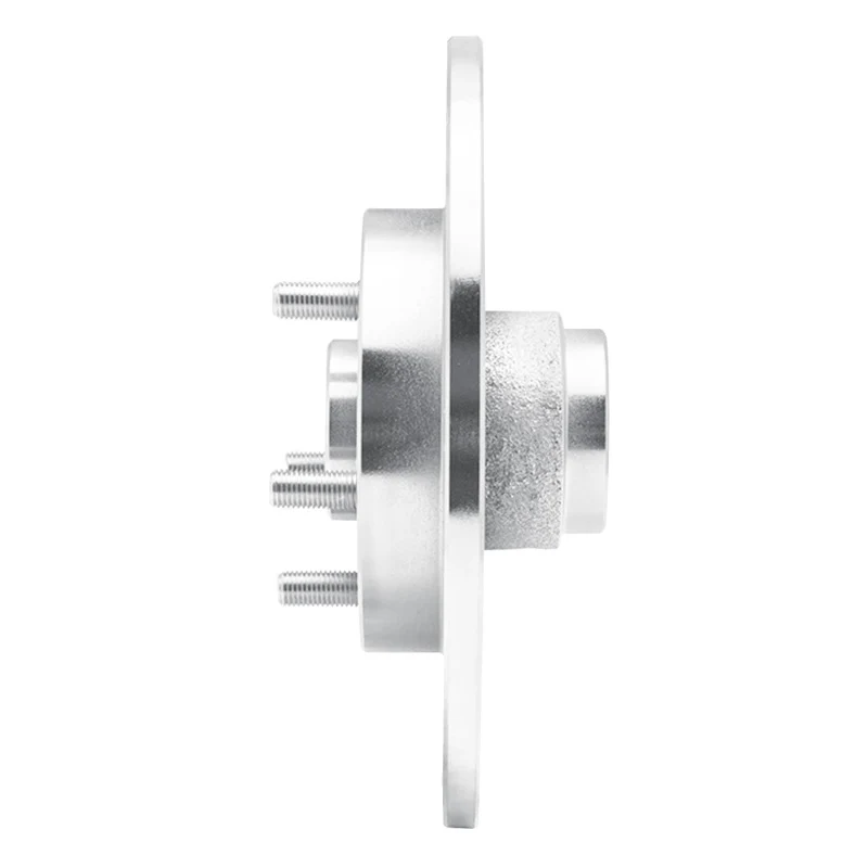 R1 1984-1987 Pontiac Fiero Front Left Drilled & Slotted Silver Brake Rotor - Image 2