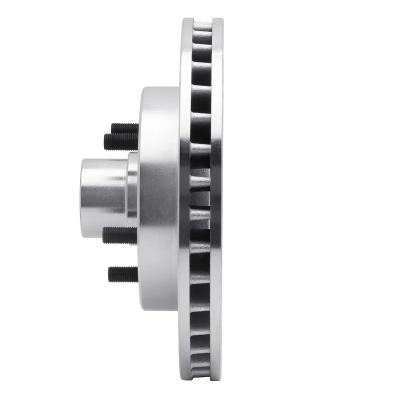 R1 1988-1994 Chevrolet C1500 Front Left Drilled & Slotted Silver Brake Rotor - Image 2