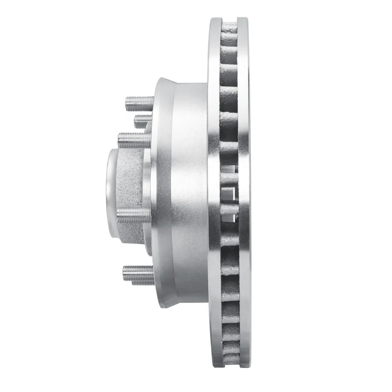 R1 1988-1996 Chevrolet C2500 Front Left Drilled & Slotted Silver Brake Rotor - Image 4