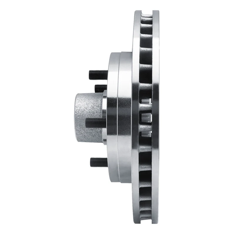 R1 1992-2002 Chevrolet Express 1500 Front Right Drilled & Slotted Silver Brake Rotor - Image 2