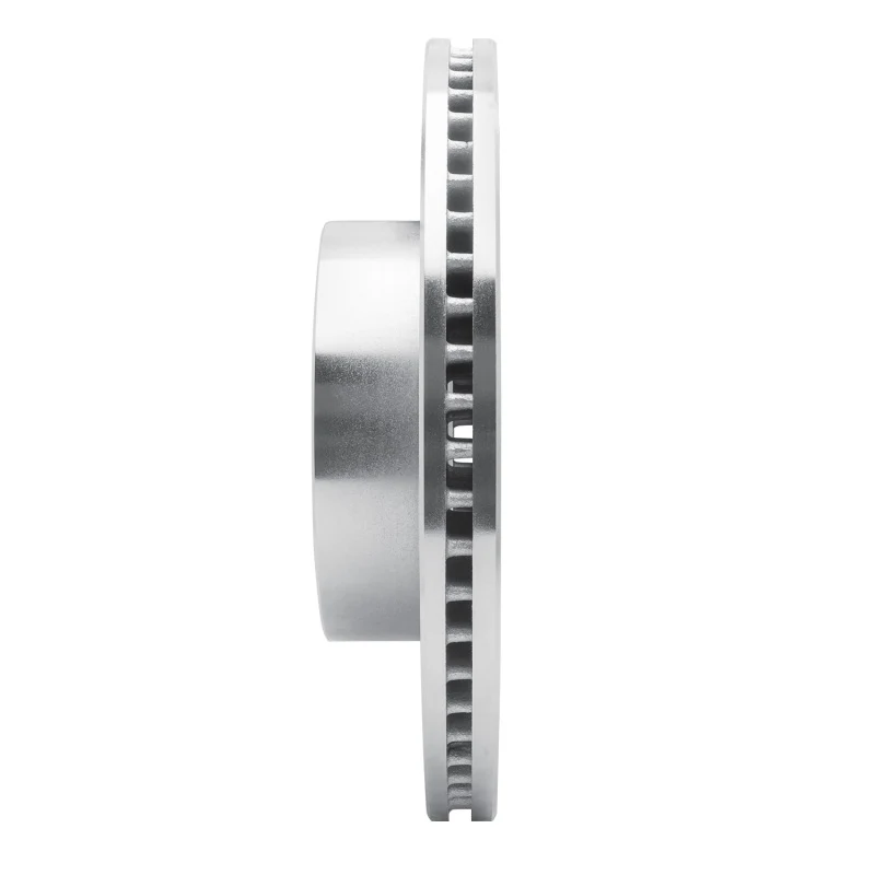 R1 2001-2011 Ford Explorer Sport Front Right Drilled & Slotted Silver Brake Rotor - Image 3