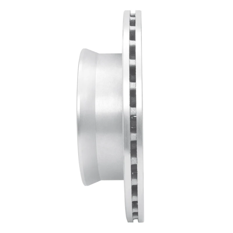 R1 2002-2006 Dodge Sprinter 3500 Front Right Drilled & Slotted Silver Brake Rotor - Image 2