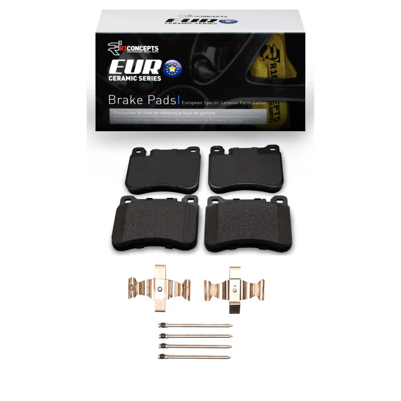 R1 2005-2011 Mercedes-Benz SLK350 Front R1 Euro Ceramic Pads & Hardware Kit