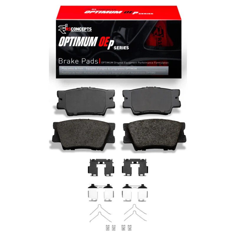 R1 2006-2018 Lexus HS250H Rear R1 Optimum OE Pads & Hardware Kit