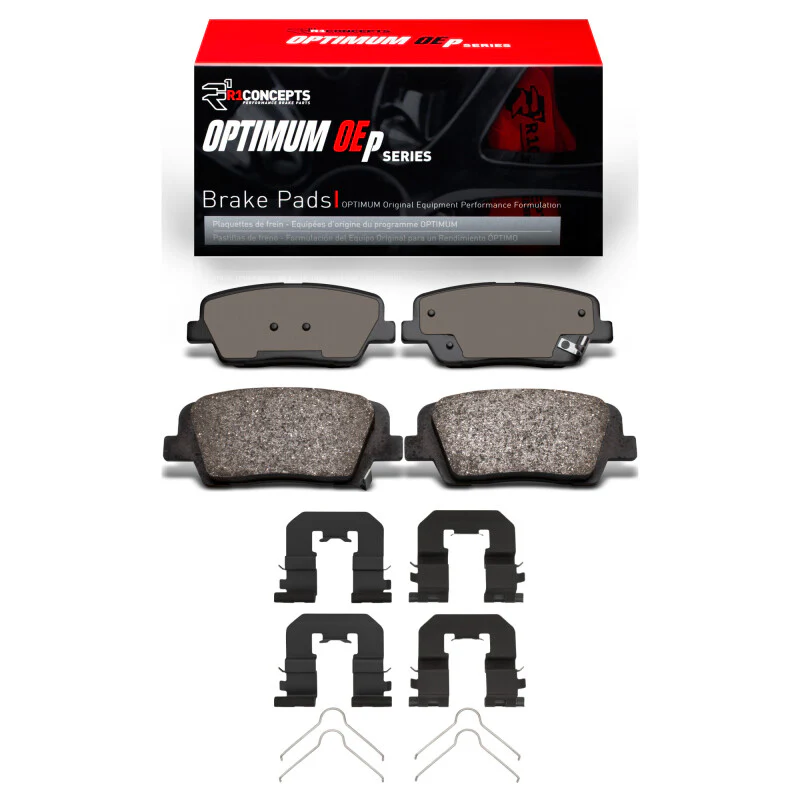 R1 2010-2019 Hyundai Santa Fe Sport Rear R1 Optimum OE Pads & Hardware Kit