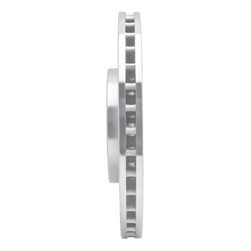R1 2012-2025 Dodge Durango Front Right Drilled & Slotted Silver Brake Rotor - Image 2